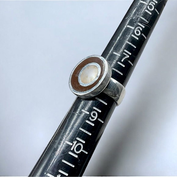 🌺 Soul Flower Sterling Silver Inlay Ring - Picture 12 of 12